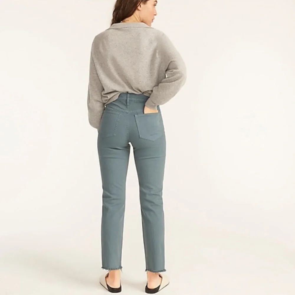 NWT and‎ defects J. Crew High-Rise Garment-Dyed '90s Classic Straight Jean
